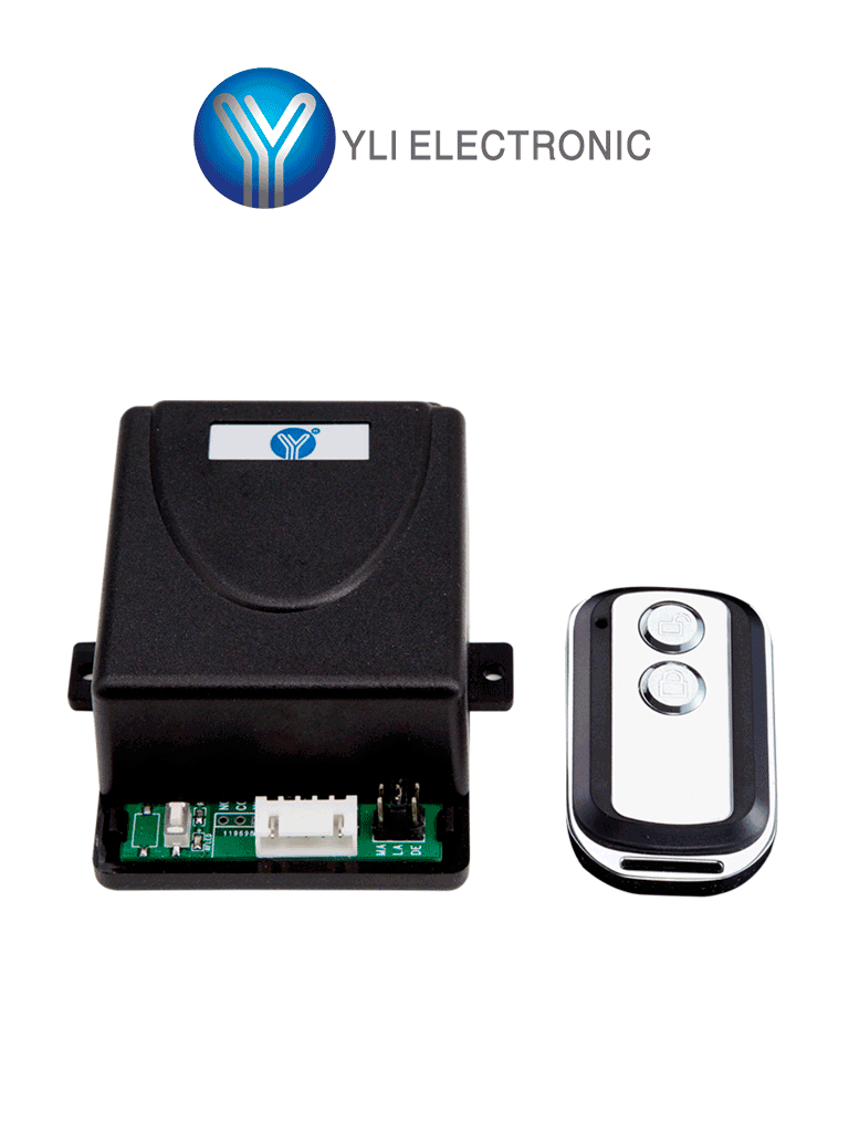 YLI WBK400112 - Modulo con relay normalmente abierto y cerrado con control remoto para apertura de puerta soporta hasta 30 controles / Alimentación a 12VDC — YLI ELECTRONIC · SKU 77344