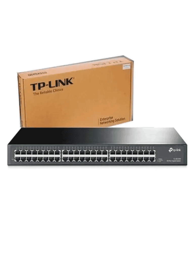 TP-LINK TL-SG1048 - Switch Gigabit no administrable de 48 puertos 10/100/1000 Mbps.