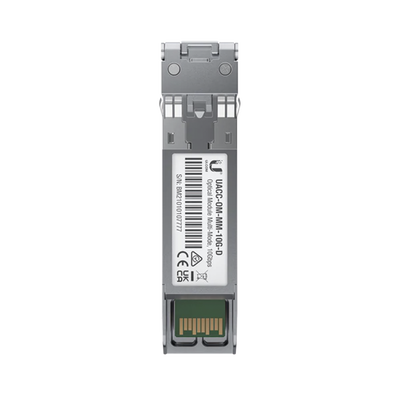 UBIQUITI UACC-OM-MM-10G-D-2 - Módulo UFiber SFP+ 10G con transceptor MiniGBIC multimodo de 10 Gbps, alcance de conexión de 300m, conectores LC. Paquete de 2 piezas.