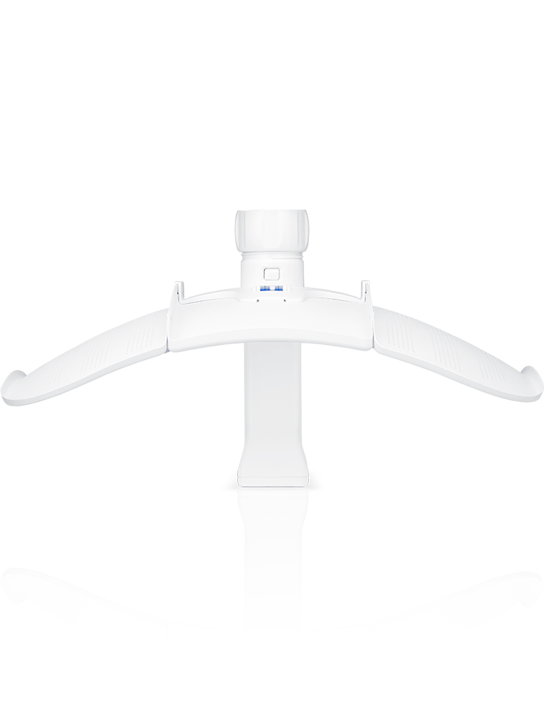 UBIQUITI LiteBeam M5 LBE-M5-23 - Radio (CPE) airMAX M5 operando en 5 GHz (5150 - 5875 MHz) con antena integrada de 23 dBi y potencia de transmisión de 25 dBm. Cuenta con 1 puerto Ethernet (10/100), ofrece un rendimiento de hasta 100 Mbps.