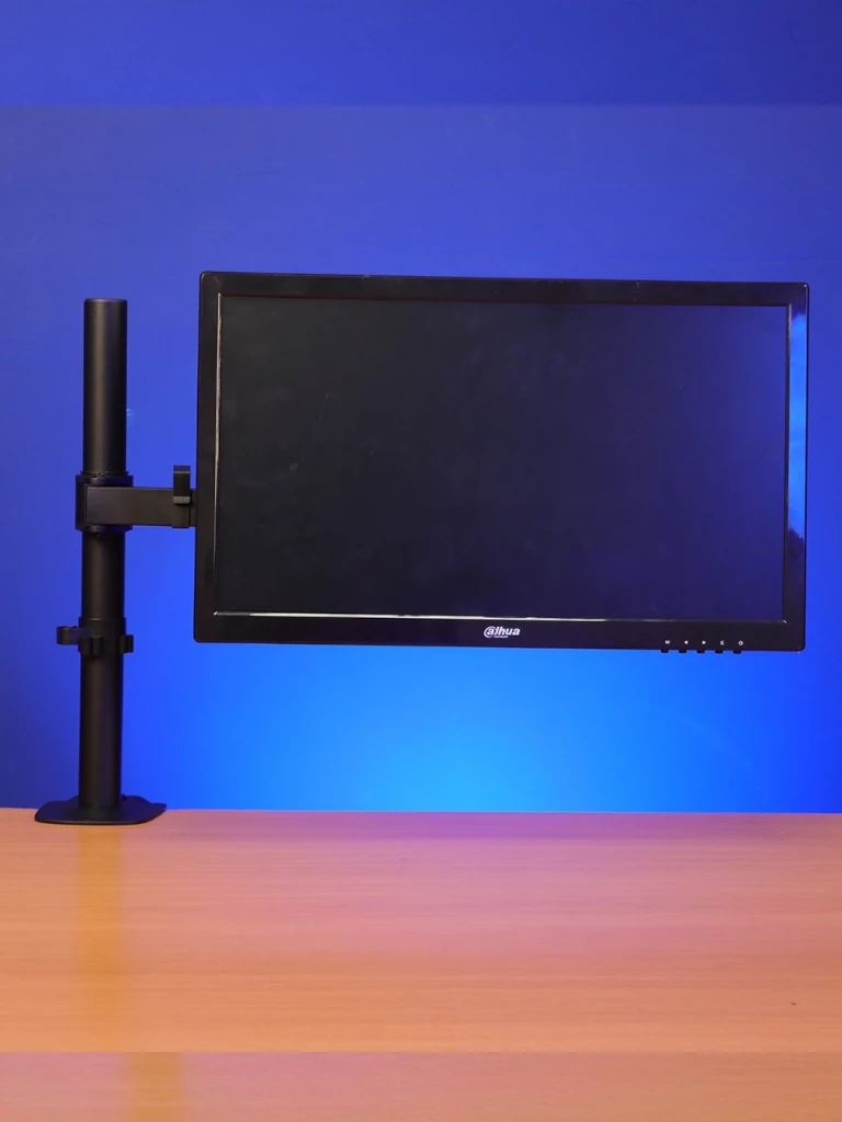 TCE LMG12NB - Soporte de Escritorio para 1 Monitor de 14 a 32 " , Carga Máxima 9Kg , VESA 75x75mm / 100x100mm / Ajuste Inclinación y Rotación