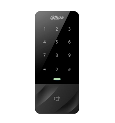 DAHUA ASI1201E-D  - Control de Acceso Independiente con Teclado Touch y Tarjetas ID/ 30,000 Usuarios, 60,000 Registros/ TCP/IP/ Soporta Lectora Esclavo por Wiegand y RS-485/ Uso Exterior IP66/ Desbloqueo con Tarjeta, Pasword o Combinación/