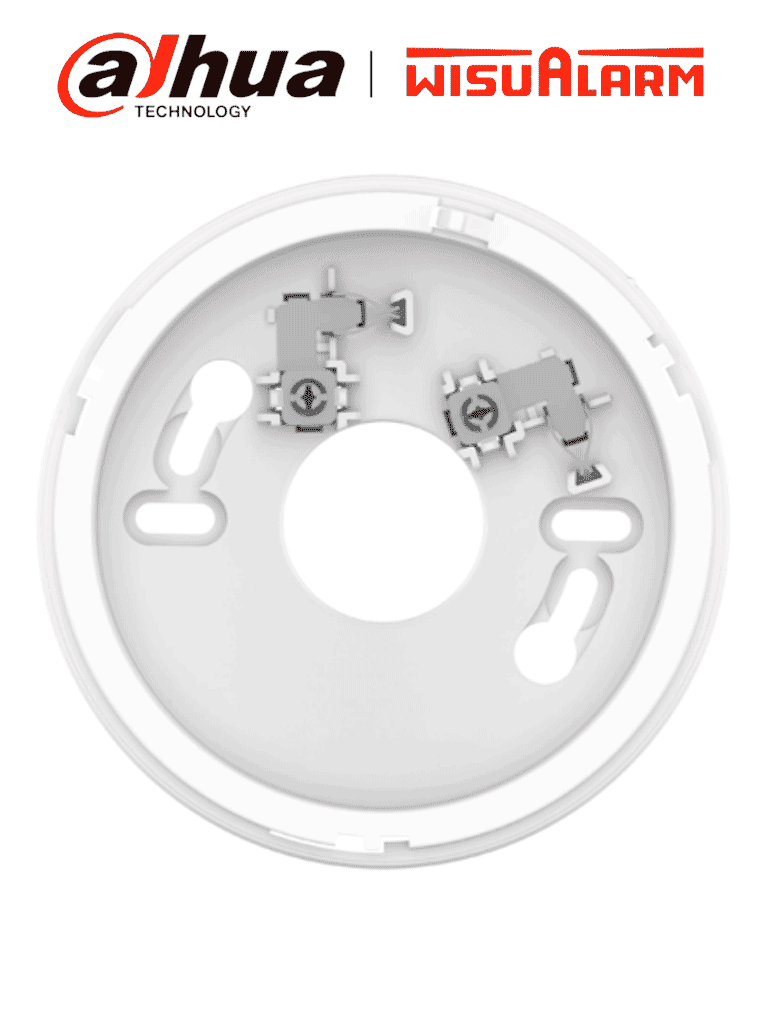DAHUA WISUALARM DHI-HY-TCDZ - Base para Detector de Humo y Calor con Conector de Facil Instalación