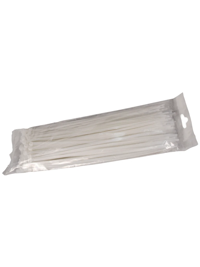 SAXXON CN25X100 - Cincho sujetacable / 2.5  mm X 100  mm / Blanco / Bolsa con 100 piezas / Nylon