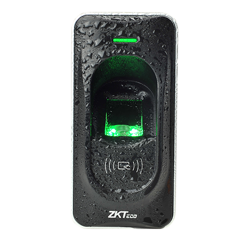 ZKTECO FR1200MF - Lector Esclavo De Huella y Tarjetas MIFARE 13.56 Mhz / IP65 / RS485 / LED Indicador de Estado / Compatible con Paneles InBio