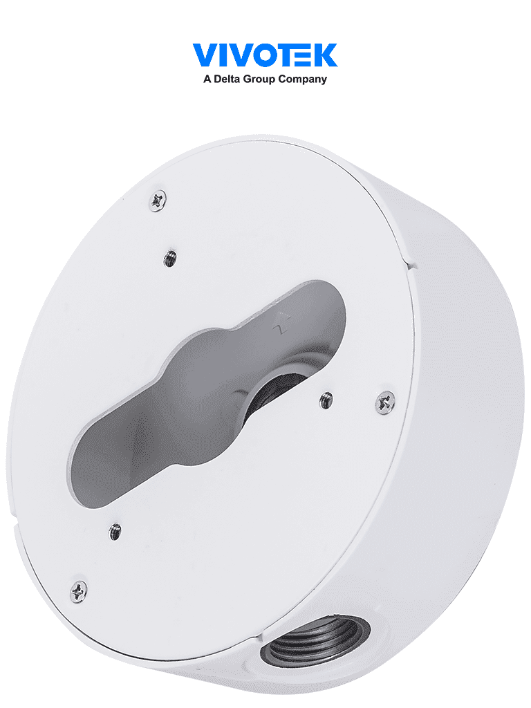 VIVOTEK AM-71E-V02 - Caja de conexiones para exterior, para camaras bullet y domo, color blanco, Material de aleacion de aluminio · SKU VIV0430150