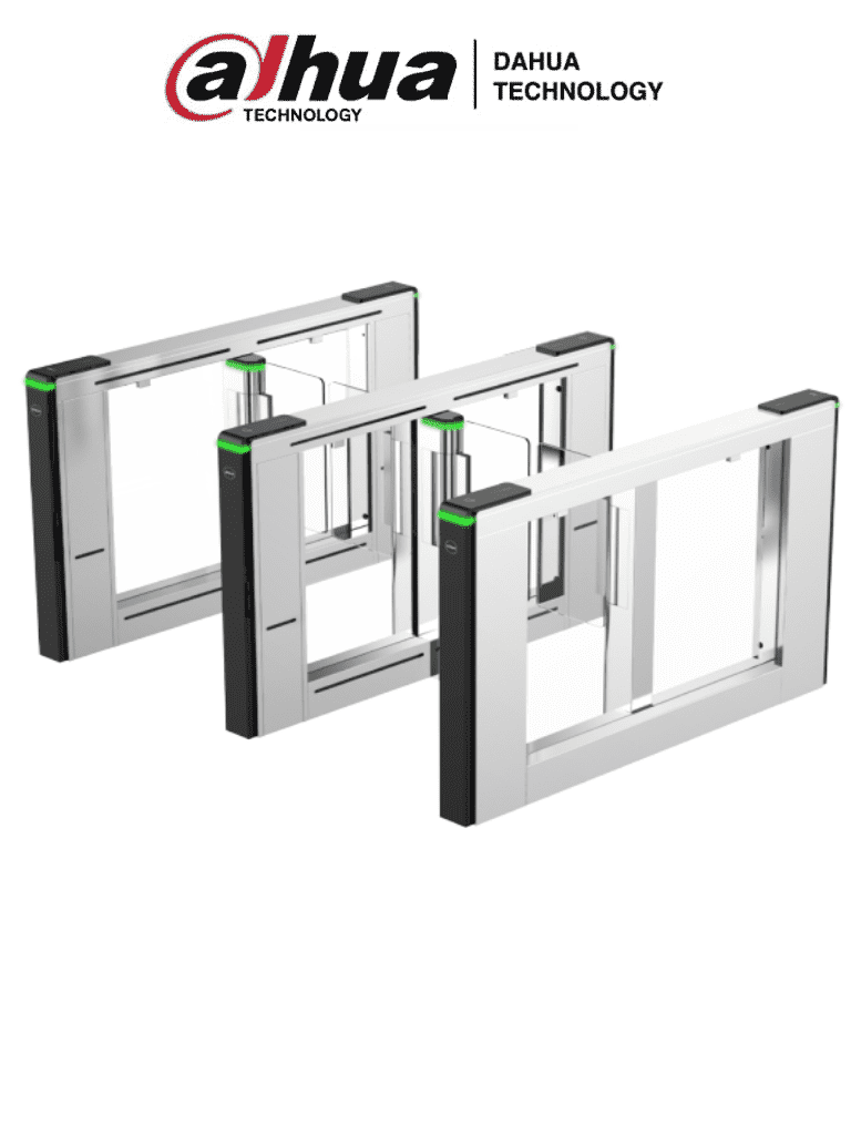 DAHUA DHI-ASGB622X-D Torniquete oscilante  para Acceso Peatonal/ Acrílico/ Detector IR/ Función Anticolisión/ Conteo de Personas