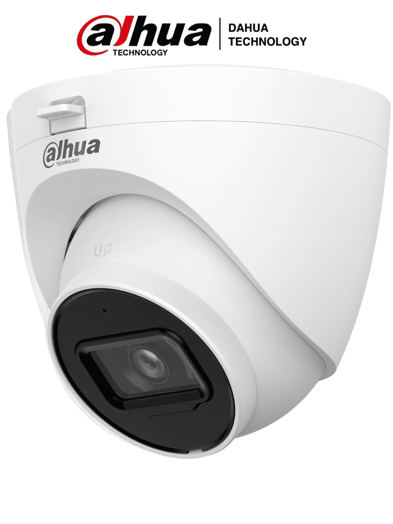DAHUA DH-HAC-HDW1801TQN-A-0280B-S3-DIP - Cámara Domo 4k/ 8 Megapíxeles con Micrófono Integrado/ Lente de 2.8mm/ 106 Grados de Apertura/