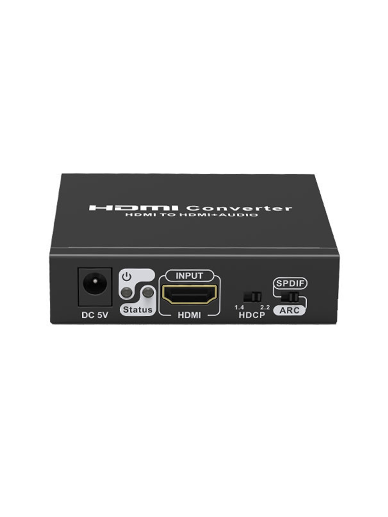 SAXXON LKV3061 - Separador de Audio HDMI/ Soporta Extracción de Video y Audio/ Conexion de Audio a traves de SPDIF & Coaxial o 3.5mm/ Resolucion de Video 4Kx2K@60Hz