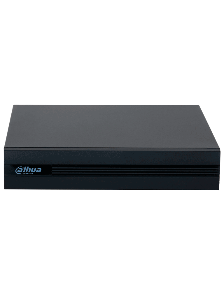 DAHUA KITXVR1B04-I1MP-2.8 - Kit de 4 canales con cámaras B1A11 de 1 MP, lente de 2.8mm y ángulo de visión 93°. Soporta 4 canales más 1 IP o hasta 5 canales IP, tecnología SMD Plus, búsqueda de humanos y vehículos