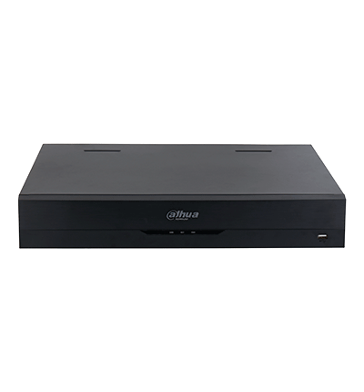 DAHUA NVR4416-16P-EI - NVR de 8 MP /16 Canales IP/ WizSense/ 4k con IA/ 16 Puertos PoE af/at/ 4 Bahias para Discos Duros/ 1 Canal de Reconocimiento Facial por NVR/ 4 Ch con SMD Plus/ Soporta Cámaras con IA/ 10 Bases de Datos de Rostros