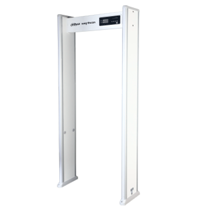 Dahua ISC-D109L Arco detector de Metales con 9 Zonas de Detección, 400 Niveles de Sensibilidad por Zona, Contador de Personas y Alarmas, Luz Indicadora