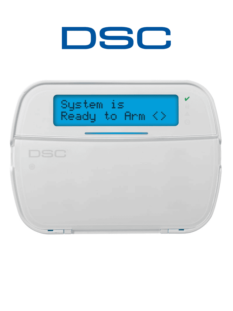 DSC HS2LCDRFP9N - Teclado Cableado LCD Alfanumérico con Transceptor integrado y Lector de Proximidad de 32 caracteres admite 128 zonas compatible con NEO