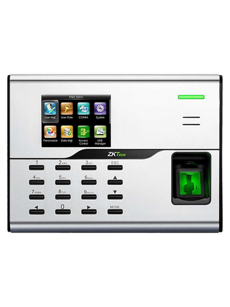 ZKTECO UA860ID - Control de Asistencia y Acceso Básico con Huella Digital BioID (3000), Tarjeta ID 125 kHz (3000), Registro de 50,000 Eventos, Conectividad TCP/IP y WiFi