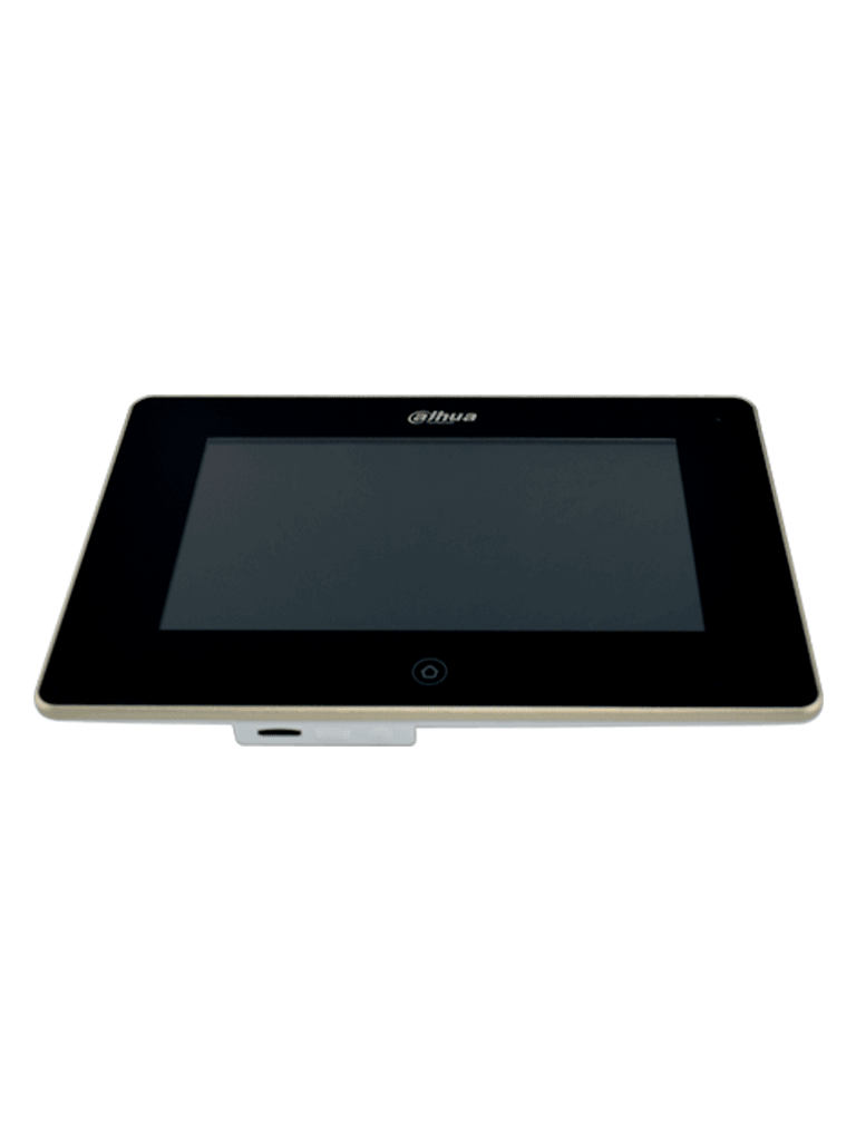 DAHUA VTH5221DS2 - Monitor IP Touch de 7" con conectividad WiFi y Ethernet, compatible con PoE 802.3af. Admite MicroSD de hasta 32GB, soporta hasta 32 cámaras IP,  Ideal para sistemas de vigilancia avanzados
