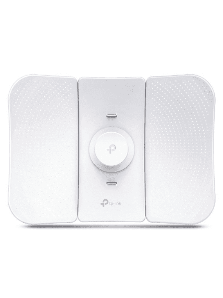 TP-LINK CPE710 - CPE de Exterior 5GHz AC 867Mbps 23dBi de alta ganancia MIMO 2×2, ideal para aplicaciones de larga distancia, Pharos Control para adminstración centralizada y modos de operación: AP, Cliente, Repetidor, AP Router/ AP Cliente Router (WISP)