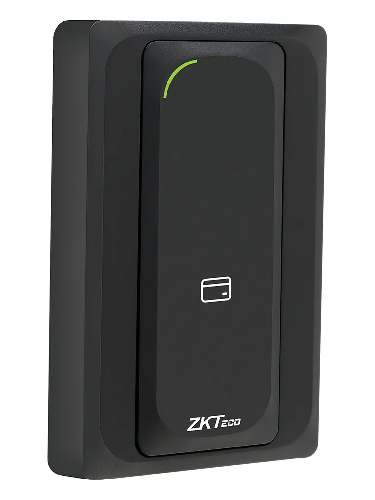 ZKTECO KR901S - Lector Esclavo de Tarjetas  ID 125 Khz y Mifare 13.56 MHz/  IP65/  Wiegand 26/ LED Indicador de Estado