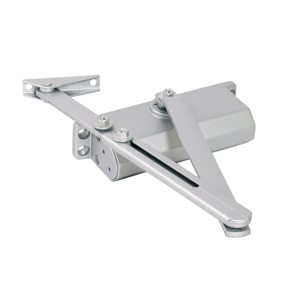 YLI YC-83-2  - Brazo cierra puerta automático / Para puertas de 100 kg / Compatible con puertas de madera, vidrio, metal / Velocidad ajustable de cierre / Instalación izquierda o derecha
