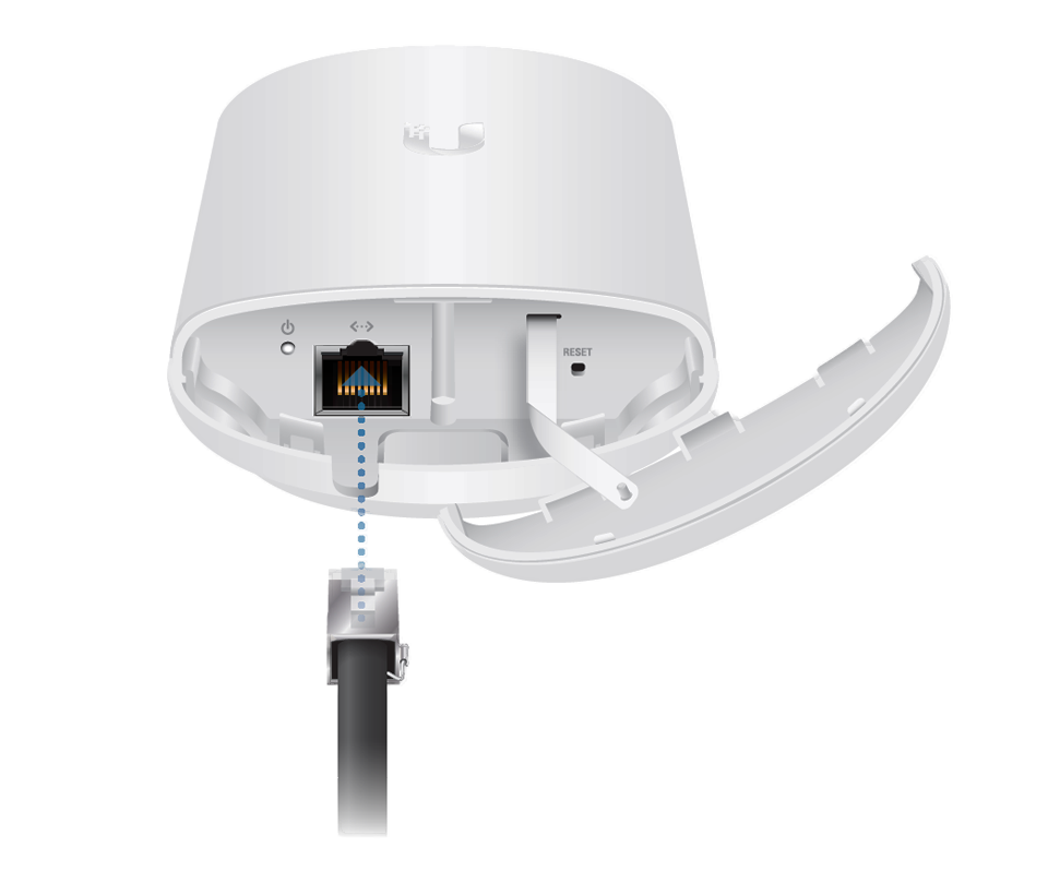 UBIQUITI NANOSTATION AC LOCO5AC- Radio con Antena Integrada AirMax AC 5.8GHz para uso en exteriores, con tecnología MIMO. Cuenta con una antena panel de 13dBi y una potencia de transmisión de 25dBm. No incluye adaptador PoE.