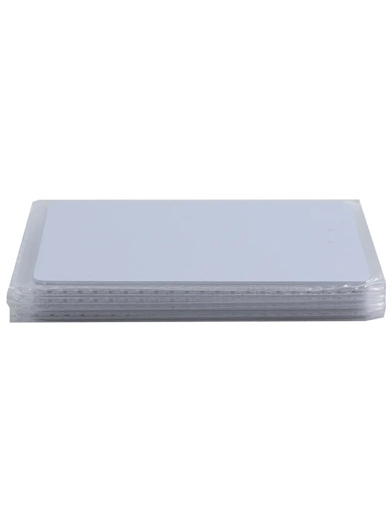 ZKTECO IDCARDNN - Paquete de 10 Tarjetas ID con Frecuencia de 125 kHz, 1 mm de Grosor, Sin Folio Impreso