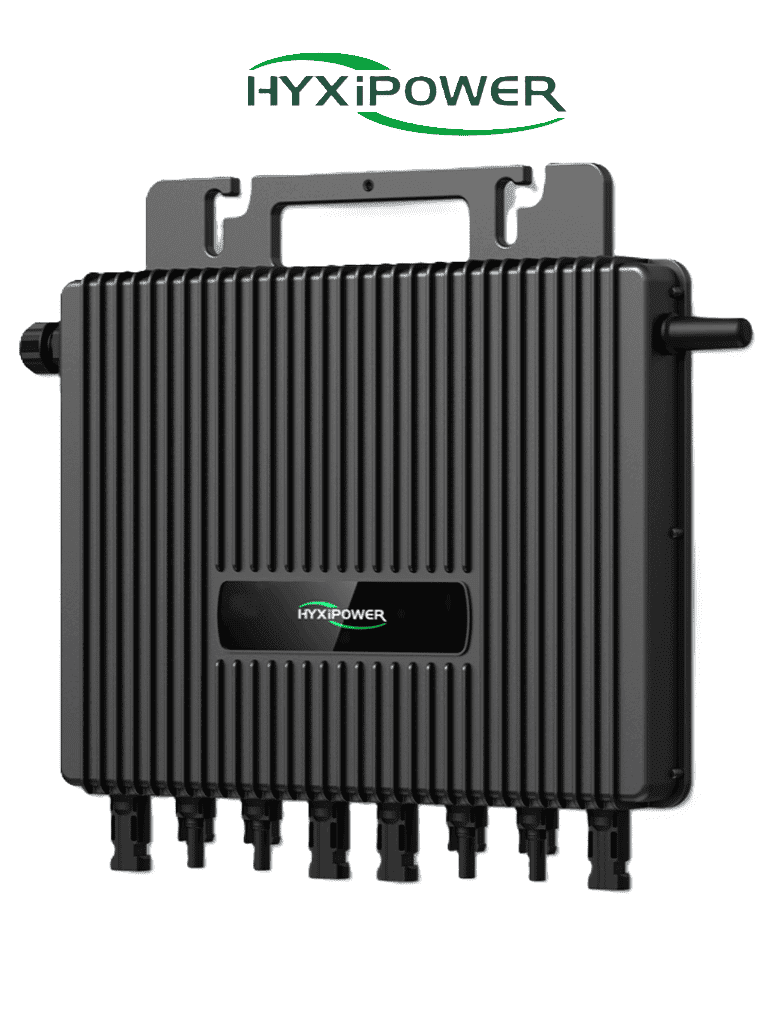 HYXIPOWER HYX-M2000-SW - Microinversor Residencial / Potencia Salida 2000W / Comunicación WIFI / Conexión Hasta 4 Módulos Solares / Protección IP67 / Diseño Tipo Gancho / Plug & Play
