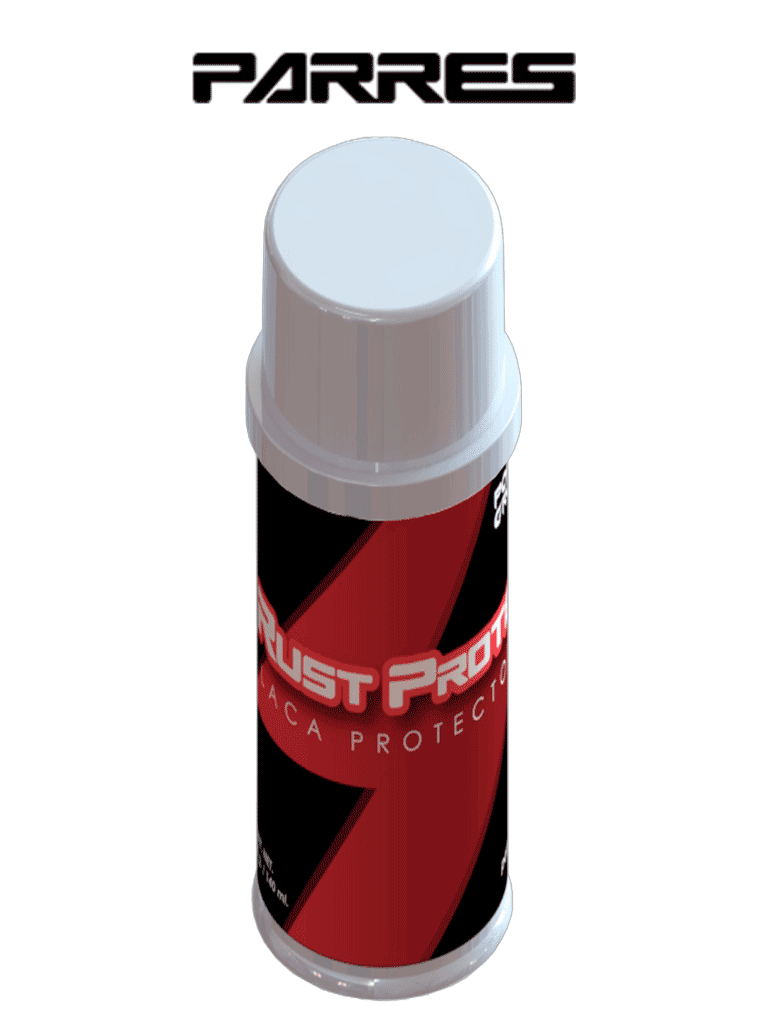PARRES SRP-140 SPRAY RUST PROTEC PARRES 140 ML / Recubrimiento transitorio, diseñado para la protección de uniones exotérmicas y mecánicas contra la oxidación y/o sulfatación.