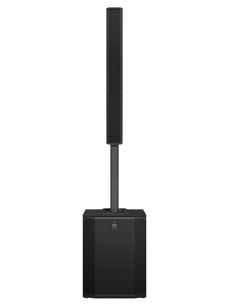 ElectroVoice M_EVOLVE90 - Sistema de Altavoz Portatil Amplificado / Bluetooth / Columna 8x4.7" / Subwoofer 18" / Negro