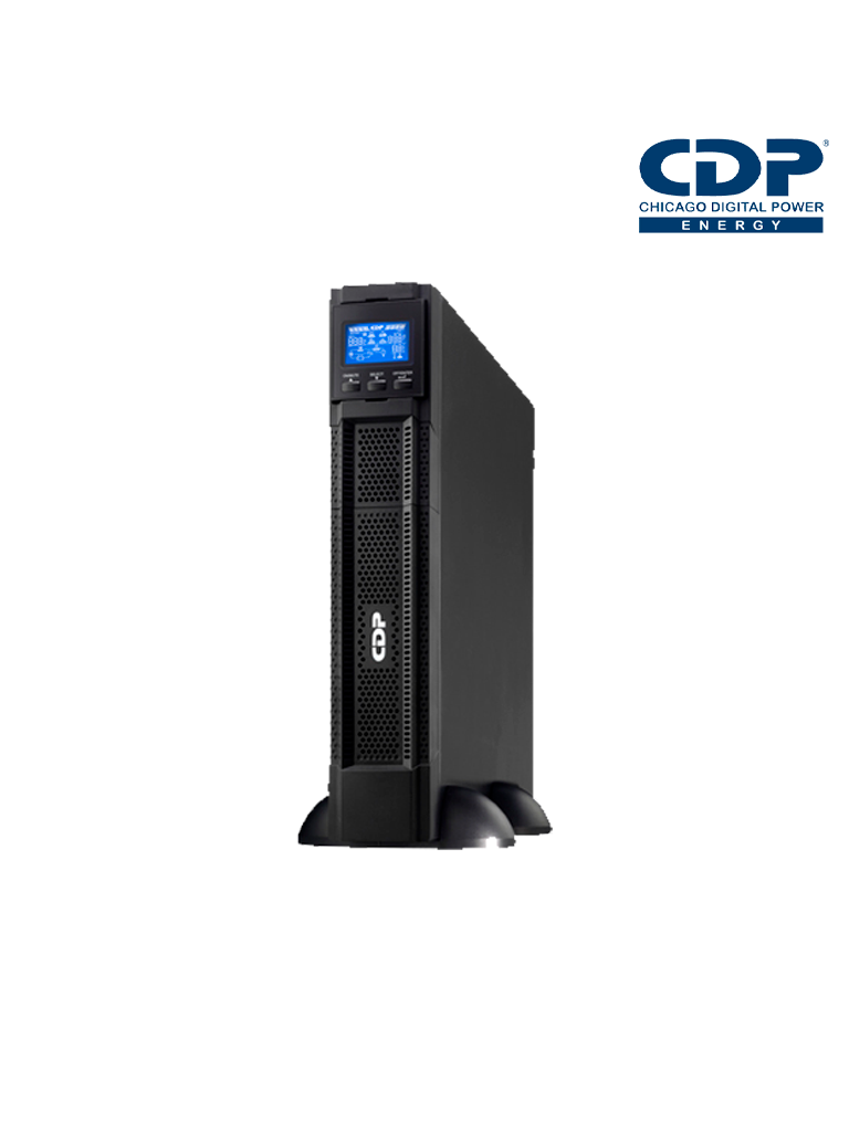 CDP UPO11-3RT AX UPS Online de 3000VA y 3000W con 4 terminales de salida, 6 baterías de 12V a 9AH, y respaldo de 5 minutos al 100% / REQUIERE CLAVIJA O ADAPTADOR NEMA 5L-30P