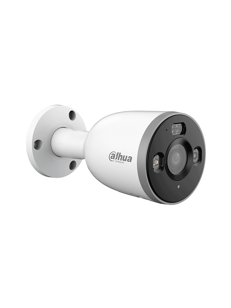 DAHUA DH-F5D-PV - Cámara IP Bullet WiFi de 5 Megapíxeles /Full Color + Iluminación Dual Inteligente/ Lente 2.8mm/ Alarma de luz y sonido/ Detección humana y de vehículos/ 30 Metros de Iluminación/ Audio bidireccional/ IP67/