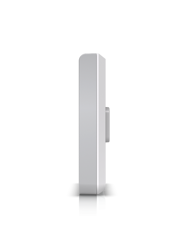 UBIQUITI U6-IW - Punto de Acceso para pared WiFi 6/ Frecuencia de operación 2.4GHz y 5GHz/ Capacidad de transmisión de hasta 5.3Gbps/ 4 Puertos secundarios RJ-45