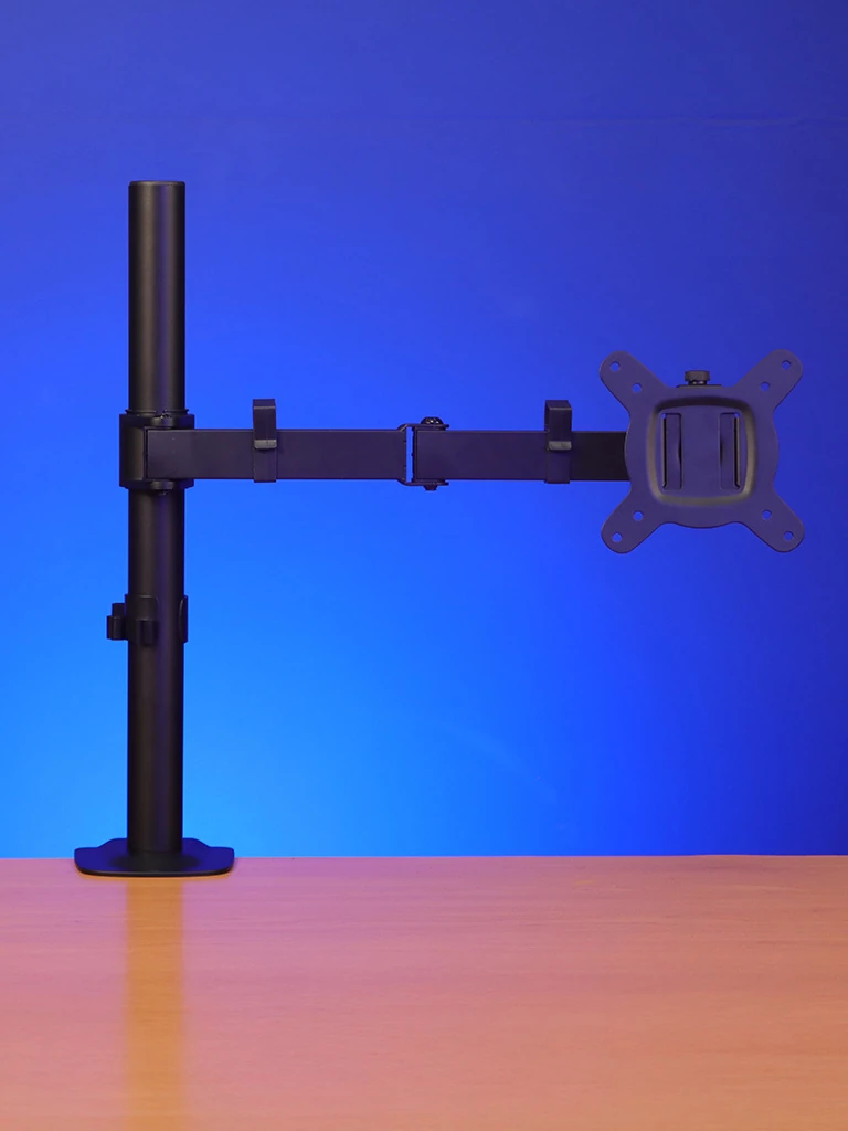 TCE LMG12NB - Soporte de Escritorio para 1 Monitor de 14 a 32 " , Carga Máxima 9Kg , VESA 75x75mm / 100x100mm / Ajuste Inclinación y Rotación