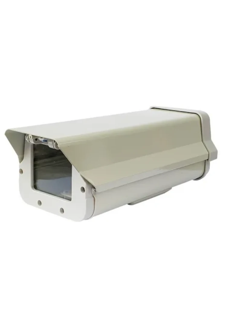 SAXXON CH031 - Carcasa para cámara CCTV resistente al agua y al polvo tipo FLIP-OPEN / Medida 315 × 110 × 140 mm (largo × alto × ancho) / Aleación de aluminio /