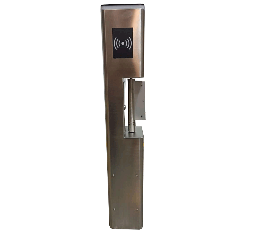 ZKTECO SBT2000S - Puerta de Cortesía Bidireccional de Alto Flujo/ Carril de 90 cm/ 110V/ Acero Inoxidable/ Aleta de Vidrio Templado/ Fácil Integración con Controles de Acceso Facial, Palma, QR, Proximidad y botones/ No cuenta con Lectores y Panel