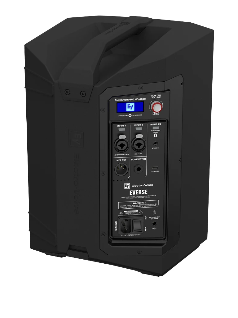 ElectroVoice M_EVERSE8US - Altavoz Amplificado Inalámbrico 2 vías 8" / Batería 12 horas / Bluetooth / EVERSE 8