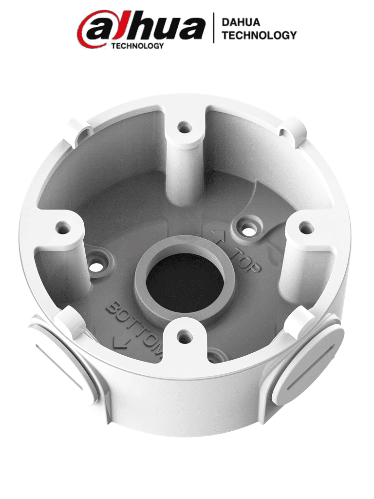DAHUA PFA13A-E - Caja de conexiones para camaras domo DAHUA serie HDW1000 / 1100 / 1200 / 1220 / 1400 / 2231 / 2401M / HDW1100RVF / 1200 / 1220 / 1400 — Dahua Technology · SKU DAC124012