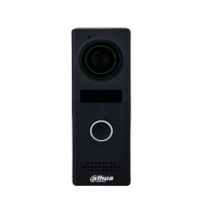 DAHUA KTA02M - Kit de videoportero analógico con frente de calle metálico y cámara de 1.3 MP, DWDR e IR automático. Incluye monitor TFT de 7", entrada y salida de audio, y soporte para botón de salida. Ideal para seguridad y comodidad