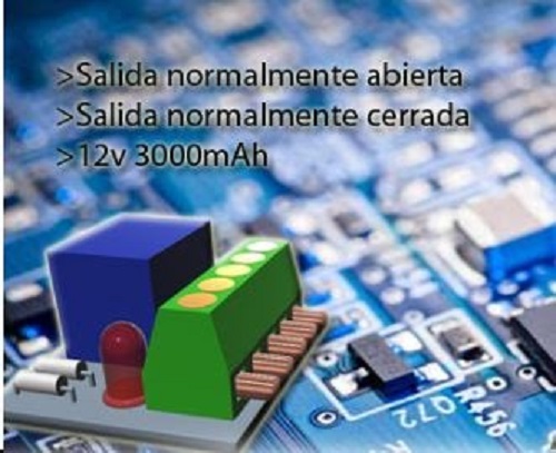 YLI PCB502 - Modulo de relevador externo / Para control de acceso / Conexiones NO /  NC /  COM a 12 VDC/