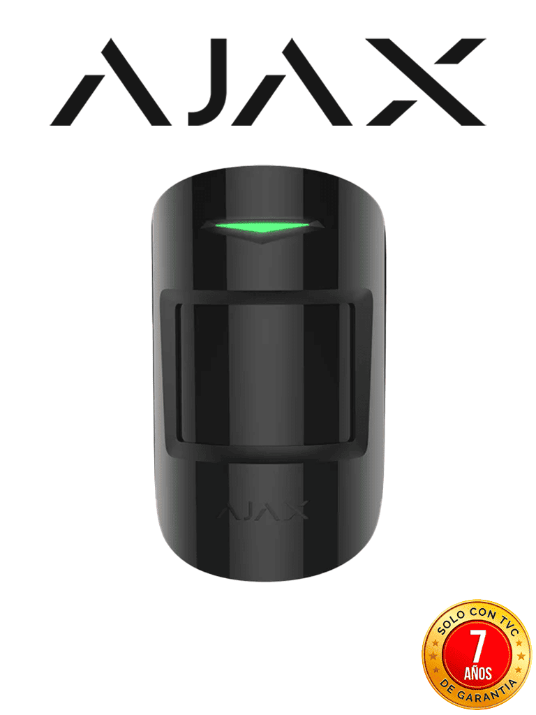 AJAX MotionProtect PlusB - Detector de movimiento inalámbrico Microondas e Infrarrojo. Color Negro (28303.02.BL3) — Ajax Systems · SKU AJX1180015