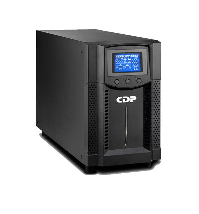 CDP UPO11-1 - UPS / 1000VA / 900W / torre / 4 Terminales de salida / Pantalla LCD / Baterias 12V a 9AH X 2 / Voltaje de entrada 120VCA