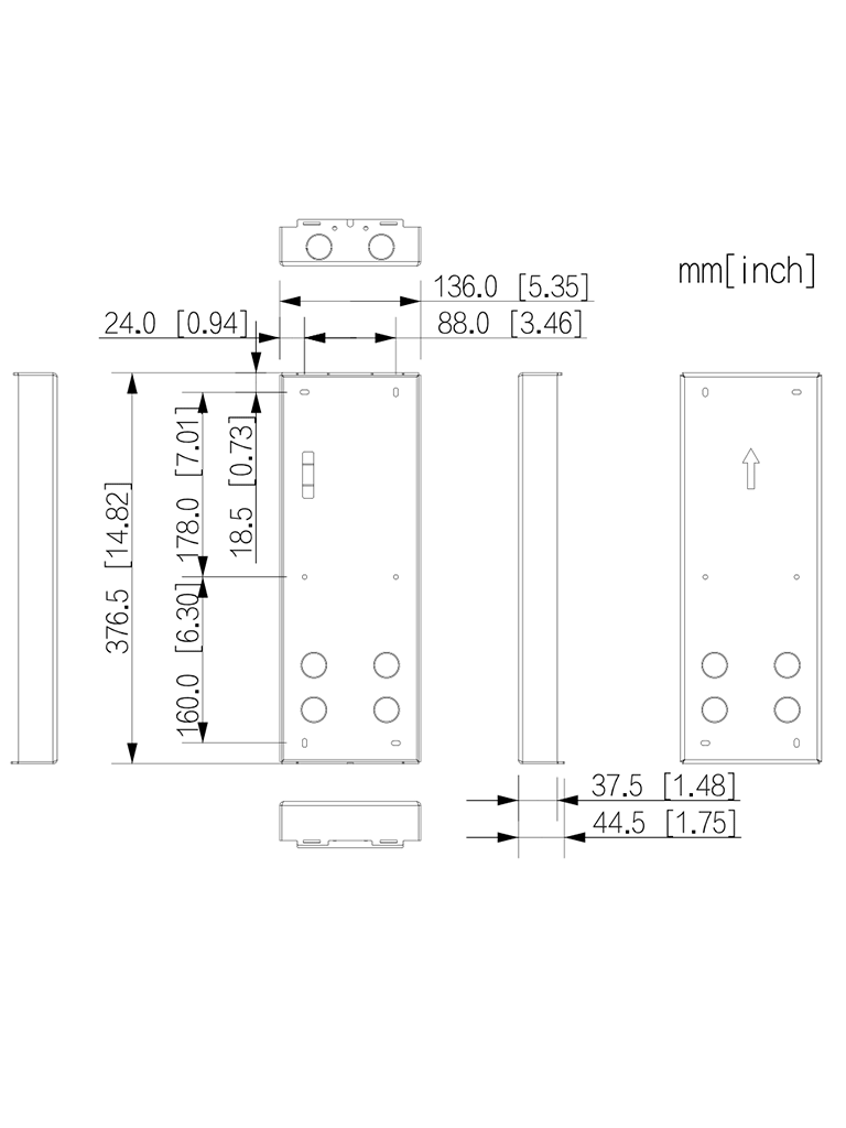 DAHUA VTM130 - Instalación en pared de VTO6531H