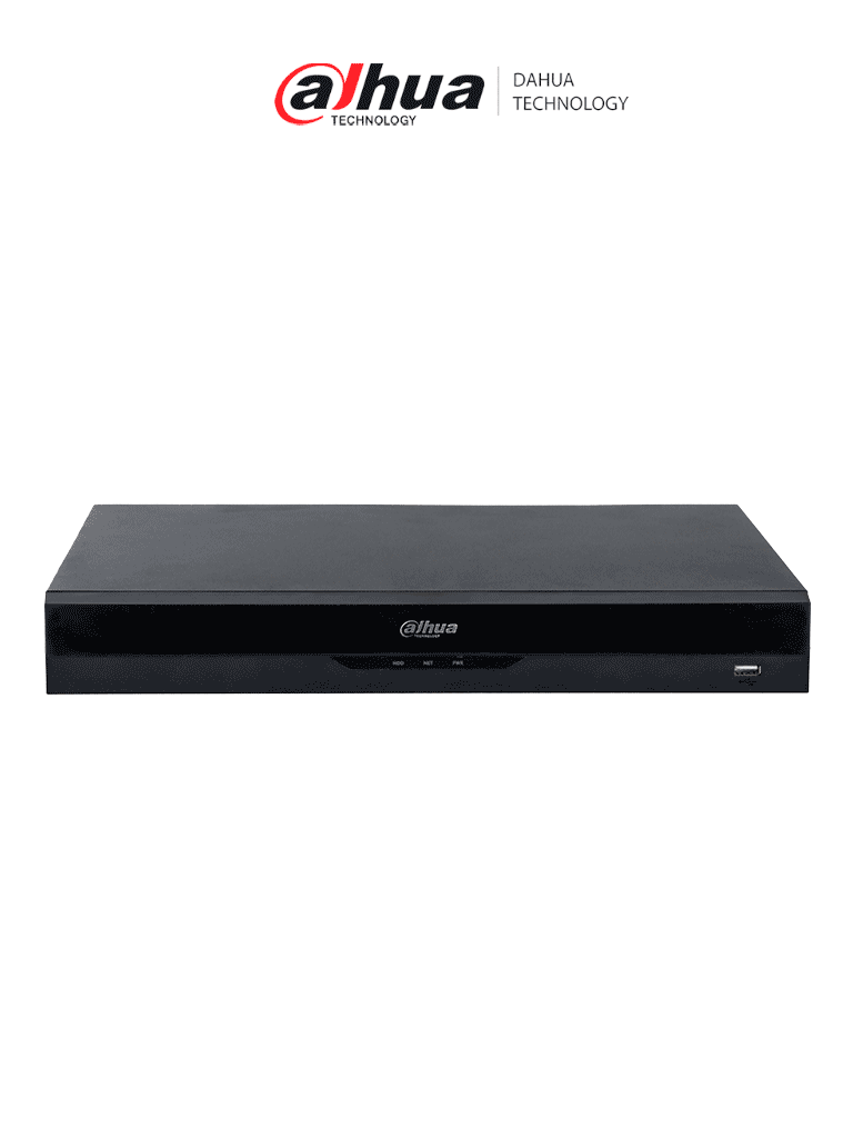 DAHUA DHI-NVR5216-8P-EI2- NVR IP 8k/ Acupick/ WizSense/ 16 canales 1U con 8 PoE, 2 HDD, H.265+/H.265, 448 Mbps, reconocimiento y detección facial, protección perimetral/ SMD Plus/ IA por cámara/ ANPR/ mapa de calor/8K HDMI output/ — Dahua Technology · SKU DHT0200025
