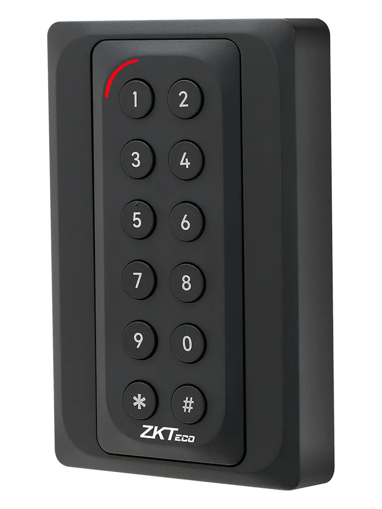 ZKTECO KR902S - Lector Esclavo de Tarjetas  ID 125 Khz y Mifare 13.56 MHz/  IP65/  Wiegand 26/ LED Indicador de Estado
