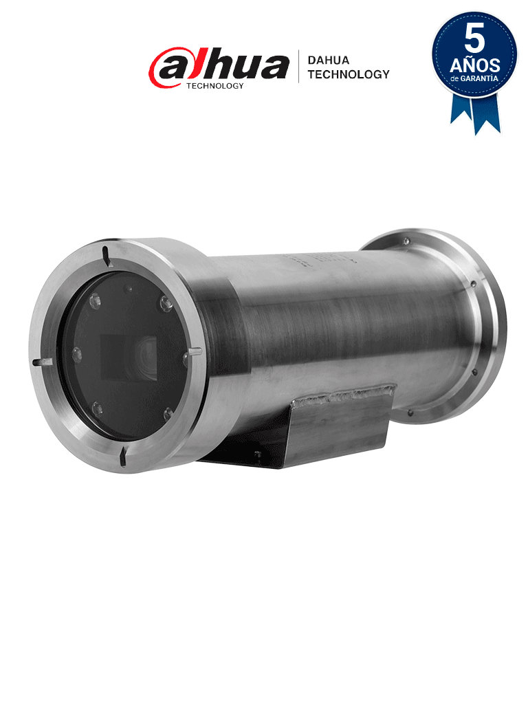 DAHUA EPC230U - Cámara IP Antiexplosión Resolución de 2 MP/ Lente Mot. 4.5 a 135mm/ ∢ 67.8°-2.4°/ 30x de Zoom/ IR 100 mts/ IA WizMind/ Starlight/ Hi-PoE/ WDR/ H.265+/ IP68/ E&S Alarma/ E&S Audio/ Acero Inoxidable 304