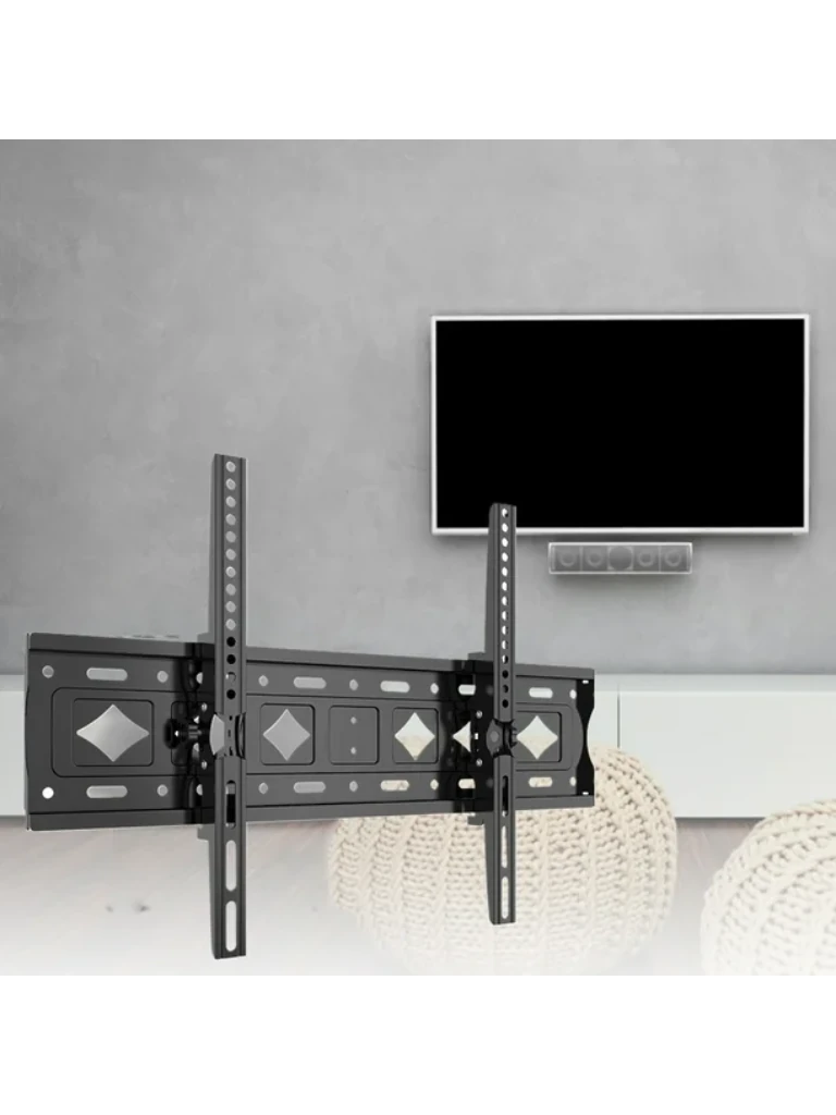 TCE LMDBJ05 - Soporte de Pared Fijo para Pantallas de 32 a 75 " , Carga Máxima 75Kg , VESA 600x400mm / 400x400mm / 400x200mm , Ajuste de Inclinación