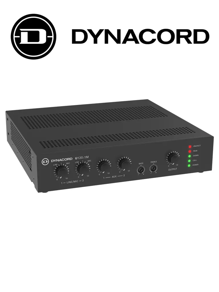 BOSCH M_U1201MUS - Amplificador Mixer 120W / 1 Canal / DYNACORD