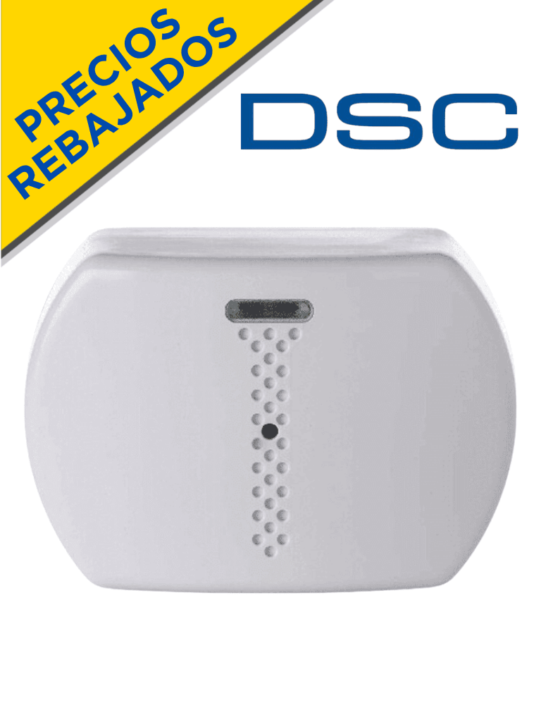 DSC PG9922 - Detector Inalámbrico de Ruptura de Cristal Power G compatible con NEO, PRO, Qolsys e IoTega