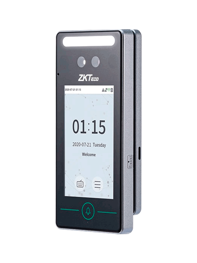 ZKTECO SpeedFaceV4LAC - Control de Acceso y Asistencia Visible Light con Autenticación Facial (800 Rostros), Verificación por Palma (800), Tarjeta ID 125 kHz (1000), Registro de 150,000 Eventos y Conectividad TCP/IP
