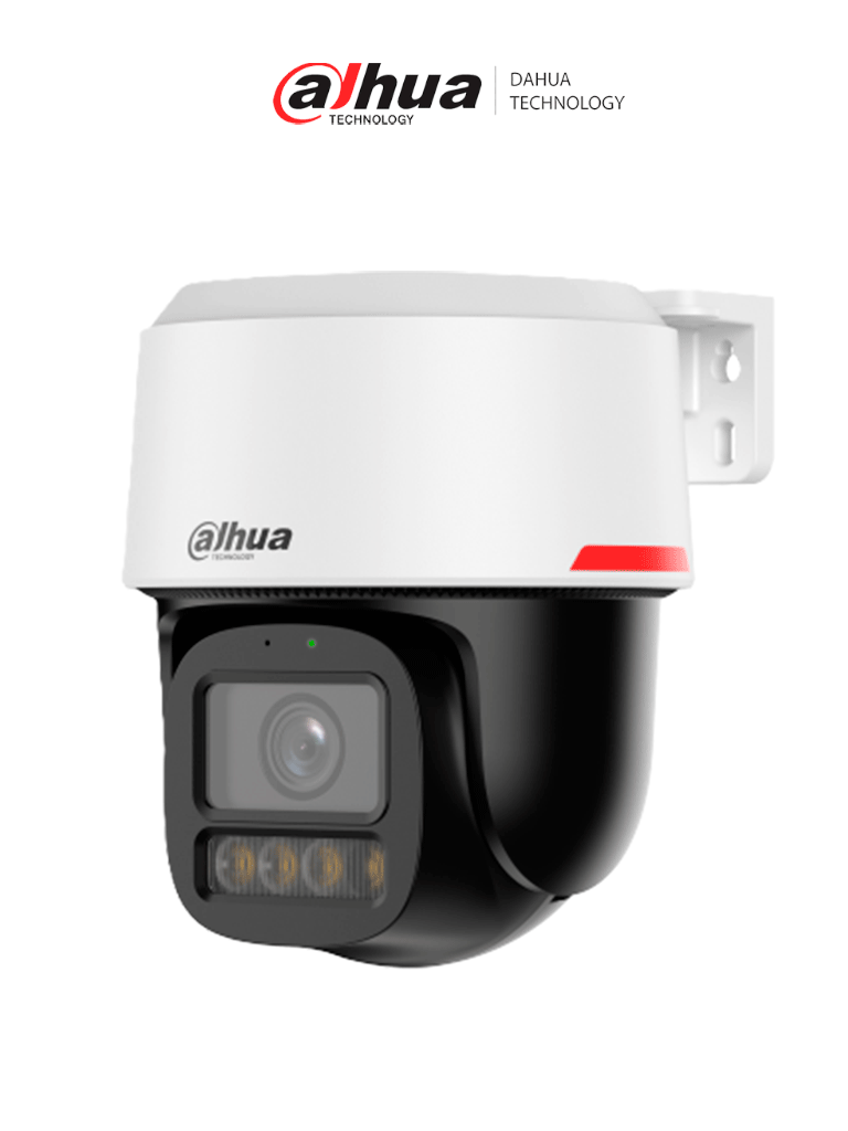 DAHUA DH-IPC-PT2449C1-S-PV-PRO Cámara IP PT  de 4 Megapixeles/ WizColor/ WizSense/ SMD3.0/ Lente 3.6mm/ Protección perimetral/ audio bidireccional/ Disuasión activa/ ranura MicroSD/ Autotracking lite/ Iluminación 30m/H265+/ IP66 y PoE/