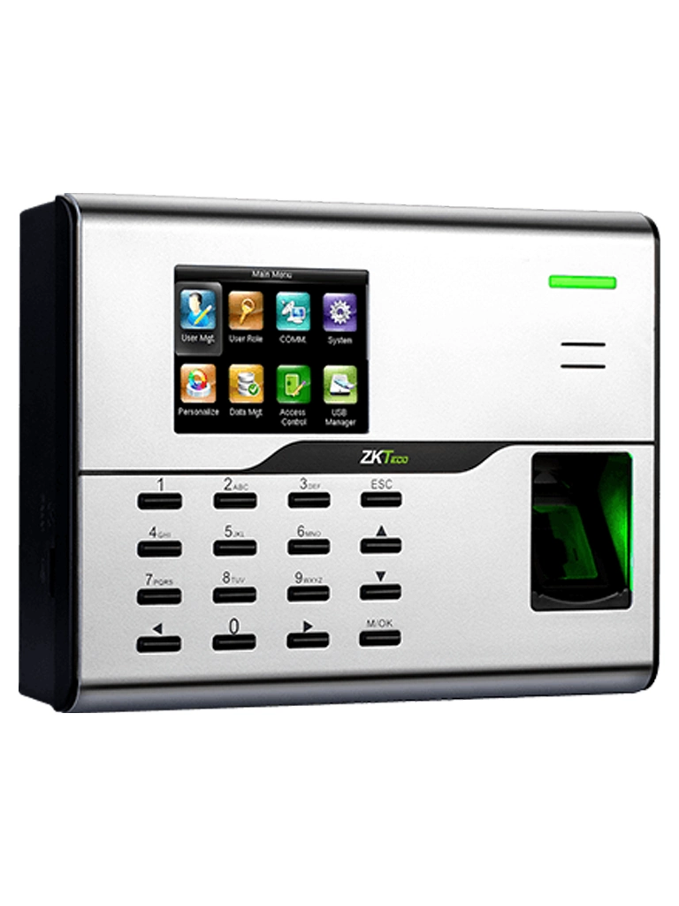 ZKTECO UA860ID - Control de Asistencia y Acceso Básico con Huella Digital BioID (3000), Tarjeta ID 125 kHz (3000), Registro de 50,000 Eventos, Conectividad TCP/IP y WiFi