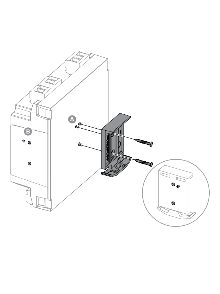 BOSCH F_FLM430CLIP - Clip DIN para Módulo Interfaz